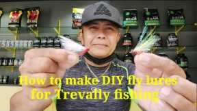 How to make DIY fly lures For Trevally fishing // Tutorial