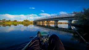 Topwater in August - California Delta Kayak Bass Fishing