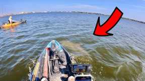 *CAUGHT* on Camera Dolphin goes CRAZY on my Kayak / Dock fishing for Sheepshead (Catch, Clean, Cook)