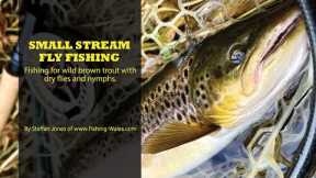 BROWN TROUT FISHING; SMALL STREAM DRY FLY & NYMPH FISHING IN WALES, BY STEFFAN JONES