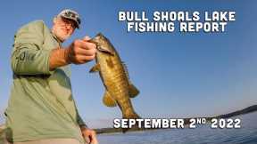 Bull Shoals Lake Fishing Report | September 2 2022 | Del Colvin