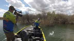 Fishing with Johnny Johnson - Chigger Craw At Lake Pleasant For Pre-Spawn Bass