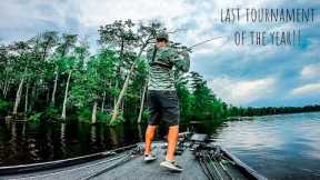 Fishing My LAST Afternoon BASS TOURNAMENT Of the YEAR on a STAGNANT RIVER!! || Summer Bass Fishing