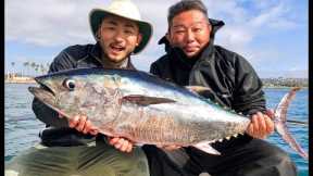 Two Sushi Chefs Catch and Prepare BLUEFIN TUNA