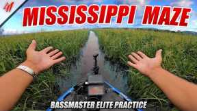 SOLVING The Mississippi Maze! - Bassmaster Elite Mississippi River (PRACTICE) - UFB S2 E41