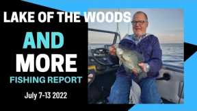 Lake of the Woods and MORE Fishing Report July 7-13 2022