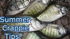 How to Catch Crappie in the Summer - Lake Fishing Tips, Secrets