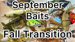 The Baits to Use in September - Bass Fishing - Fall Transition