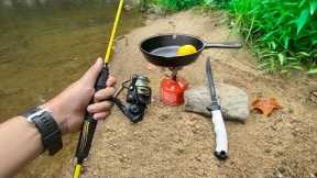 Eating Whatever I Catch.. (Catch Clean Cook) Creek Fishing