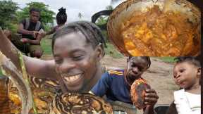Catch and Cook Patwa Fish and Sunfish and Make Bake And eat (Beze Hunting)