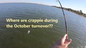 How to locate and catch crappie during October/Fall Turnover! Crappie fishing tips 2022!