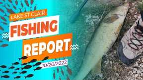 Lake St. Clair Fishing Report 10/20/2022