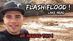 Crazy FLASH FLOOD at Lake Mead!!!