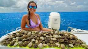 Catching 100's of SCALLOPS while SNORKELING!! Catch, Clean & Cook! Steinhatchee Florida