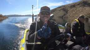 Fishing with Johnny Johnson - Lake Pleasant, AZ - Pre-Spawn