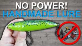 Lure Making without Electricity- how to make a wooden WTD fishing lure using only hand tools