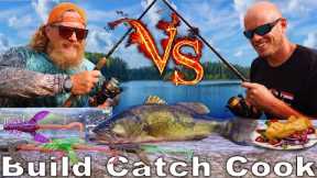 ACE Videos VS. Fowler - BUILD CATCH & COOK Fish off !!!