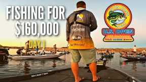 Fishing for $160,000 - 2022 WON Bass US Open Tournament Day 1