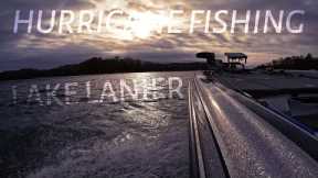 HURRICANE 🌀 FISHING w/ EMIL WAGNER @ LAKE LANIER | FALL TRANSITION | LIVESCOPE