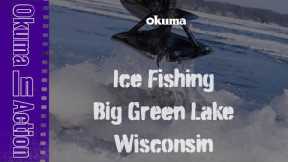 Ice Fishing Fun on Big Green Lake in Wisconsin!