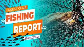 Lake St. Clair Fishing Report 11/24/2022