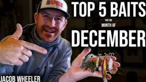 My Top 5 Baits for December - Cold Weather Bass Fishing