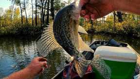 Fall crappie and then the bass     Crappie fishing & Bass fishing