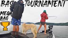 EPIC WIN IN BASS TOURNAMENT WITH MY WIFE!! BIGGEST BAG EVER! (She's A Hammer!)