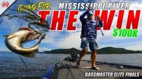 FISHING For  $100,000 & My FIRST BLUE TROPHY - Bassmaster Elite Mississippi River (Day 4) -UFB S2E44