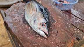 Fish Market Live Fish Cutting Skills Fishermen | Gaind Amazing Fish Cutting Video | Cutting Skills