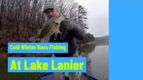 Cold Winter Bass Fishing At Lake Lanier