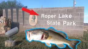 Bass Fishing Roper Lake: Success at a new Lake!