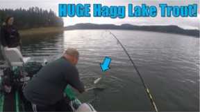 Catching Huge Trout at Henry Hagg Lake | Oregon Fishing | Boat Fishing | We Found a Honey Hole!