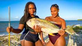 Giant Fish Catch & Cook On Tropical Remote Island