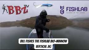 How To Fish The FishLab Bio Minnow Vertical Jig w/Bill Siemantel @ Castaic Lake