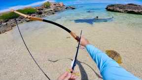 SOLO SPEAR AND BOW HUNTING Living From The Sea, Island Catch N Cook!