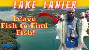 LAKE LANIER Spotted Bass ! WHY you SHOULD Leave Fish to FIND Fish! EVERYONE Needs to KNow This!!