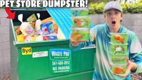 Saving EVERY Fish From PET STORE DUMPSTER!