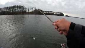 Crappie Fishing During A Cold Front, Lake Monticello.
