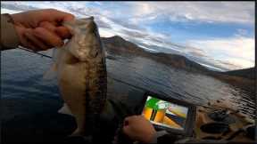 Finesse Jig Fishing Winter Bass - Pine Flat Lake