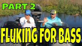 Fluking for Bass | How to use a fluke lure for bass fishing Part 2