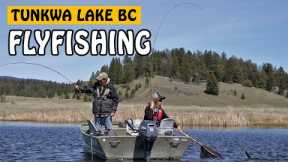 FINDING CHIRONOMID FEEDERS - RAINBOW TROUT FLY FISHING AT TUNKWA LAKE BC | Fishing with Rod