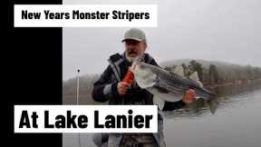 New Years Monster Stripers At Lake Lanier