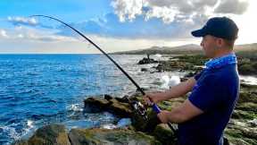 Shore Fishing in Fuerteventura - Canary Islands - Catching BIG FISH off the rocks | The Fish Locker