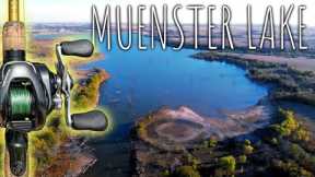 Bass Fishing A New Lake For The 1st Time - MUENSTER LAKE