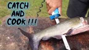 CATCH and COOK Channel Catfish!!! DELICIOUS Grilled Fillets!