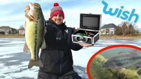 Fishing w/ $100 Wish App UNDERWATER Camera!!! (IT WORKED!)