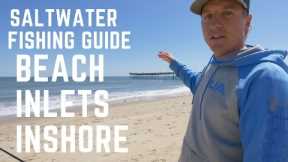 How to Catch Saltwater Fish from Shore, Beach, Inshore with No Boat!