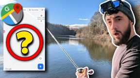 Fishing a Secret Lake: Not on Google Maps!