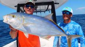 Catching Rare Electric Blue Fish For Catch and Cook{tarpon, Cubera snapper and more}